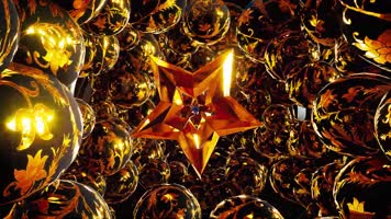 五角星金属质感星光vj隧道背景  五角星金属质感星光vj隧道背景