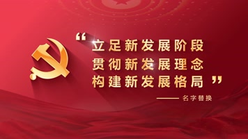 领导讲话金句人物标题字幕片头