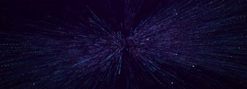 粒子光线条穿梭科技背景LED大屏4K舞台