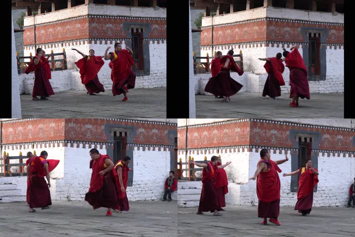 不丹和尚舞蹈