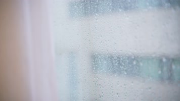 下雨素材集合绿植雨滴