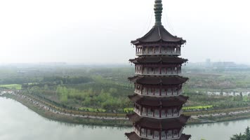 高旻寺全景航拍（4K50帧）