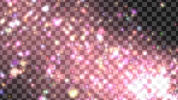 炫彩粒子拖尾转场