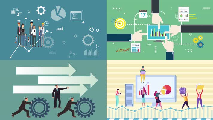 MG金融基金类动画通用动画视频素材