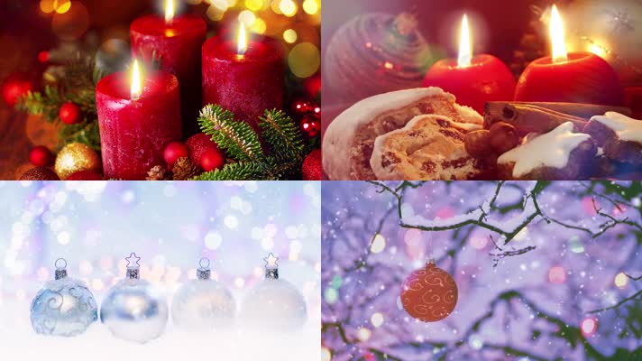 2K圣诞节圣诞礼物圣诞装扮场景