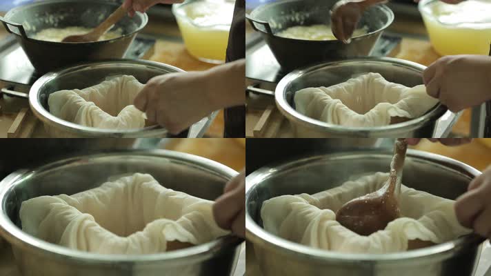 实拍古法做豆腐 (6)