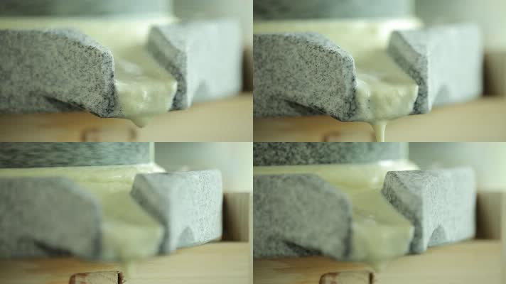 石磨磨豆子豆浆做豆腐 (5)