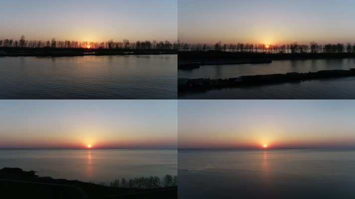 高邮湖夕阳（4K50帧）