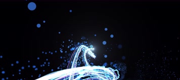 光线穿梭交叉追逐向前02