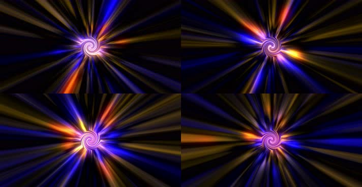 5K原创扭曲螺旋光线2