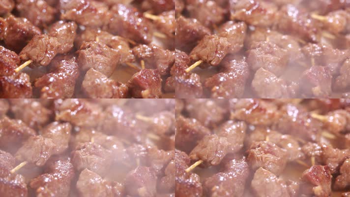 平底锅炒烤肉牙签肉 (6)