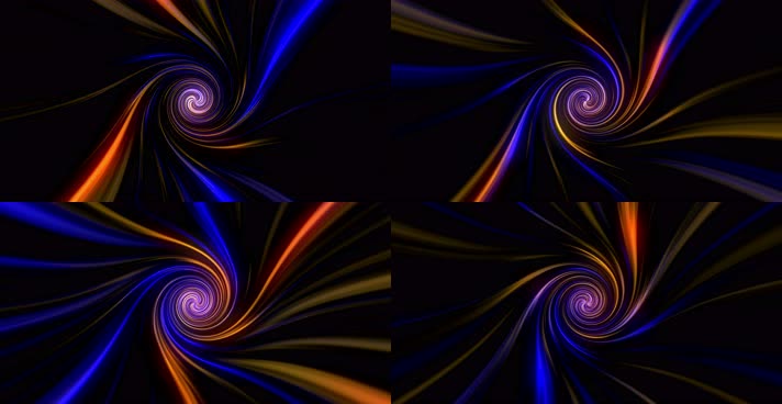 5K原创扭曲螺旋光线1