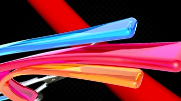 剪彩开幕带通道素材包