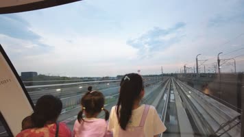 无人驾驶地铁4K实拍