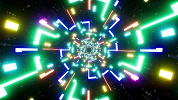 超炫动感图案LED舞台视频背景【4K】