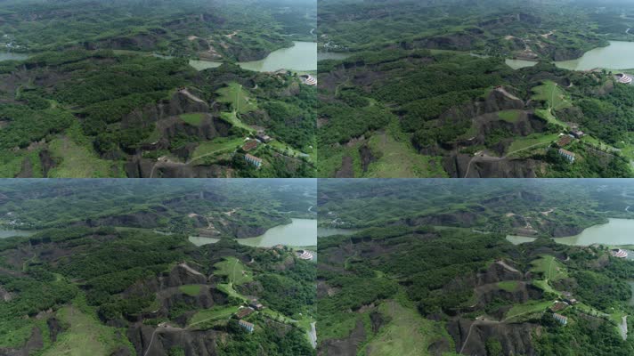 飞天山丹霞地貌航拍5