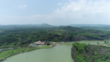 飞天山丹霞地貌航拍8