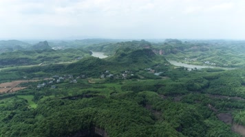 丹霞地貌美丽风光