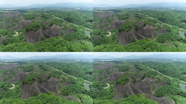 飞天山高椅岭地貌航拍