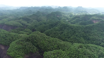 丹霞地貌航拍原素材7（4K50帧）