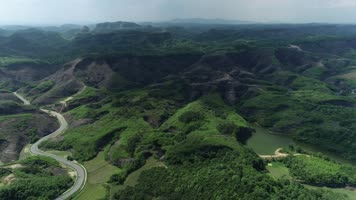 丹霞地貌风光风景