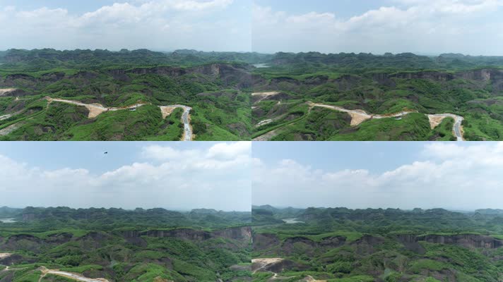 飞天山丹霞地貌航拍16