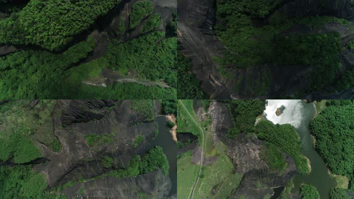 飞天山丹霞地貌航拍