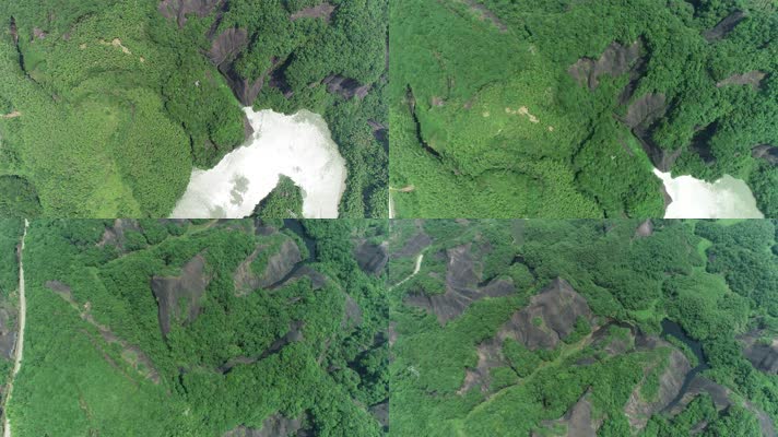 丹霞地貌飞天山高椅岭