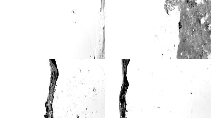 水花溅起 流体 水滴  