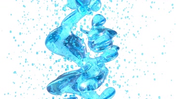 水花溅起 流体 水滴  