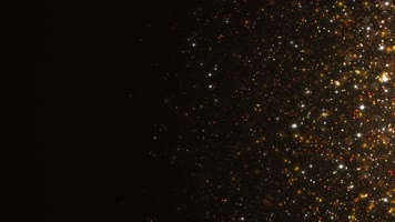 唯美金色粒子背景 