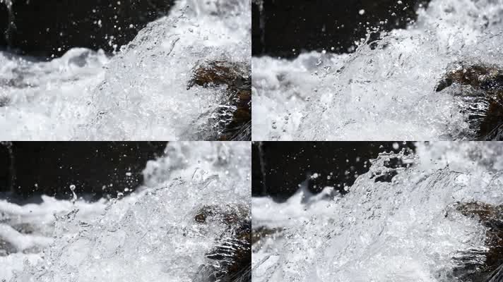 水花溅起 流体 水滴 