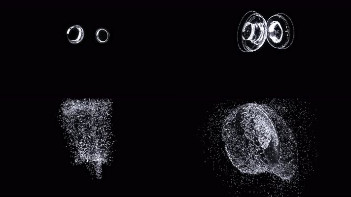 水花溅起 流体 水滴  