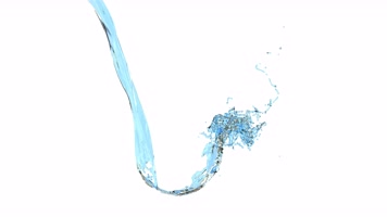 水花溅起 流体 水滴  