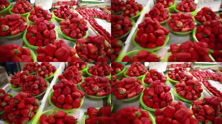 水果摊卖草莓 (5)