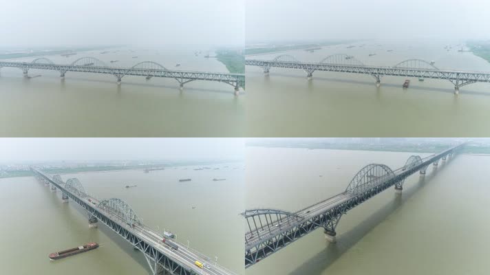 九江长江大桥原素材（4K50帧）