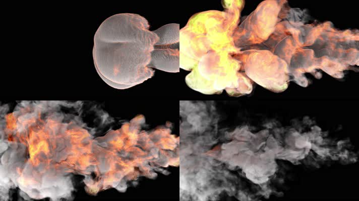 爆炸 火焰 燃烧 烈焰 