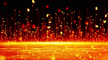 花瓣陨落粒子舞台背景