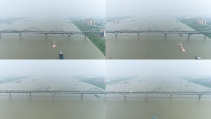 九江长江大桥风光（4K50帧）