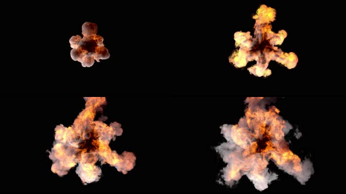 爆炸 火焰 燃烧 烈焰  