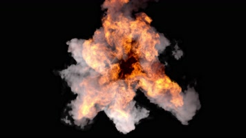 爆炸 火焰 燃烧 烈焰  