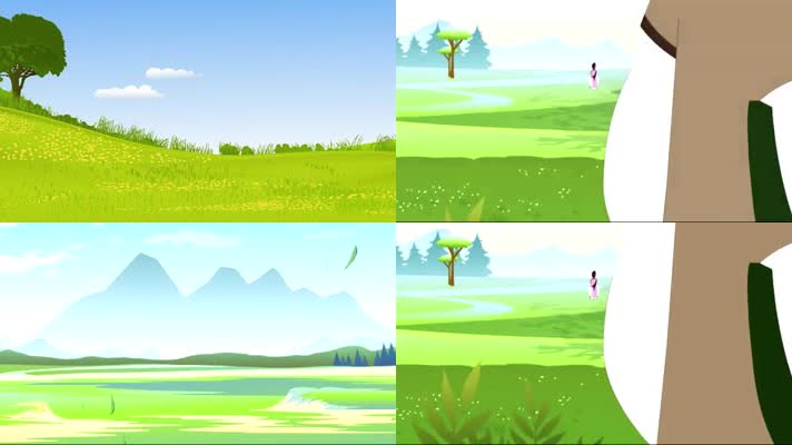 歌曲《赋得古原草送别》背景视频