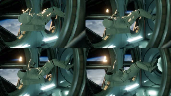 宇航员 失重 太空  