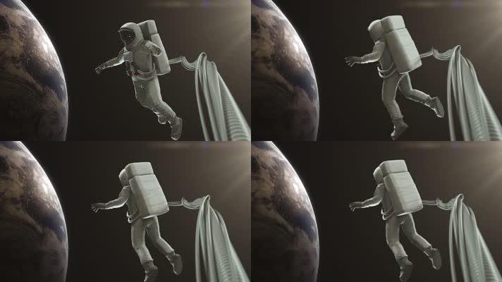宇航员 失重 太空  