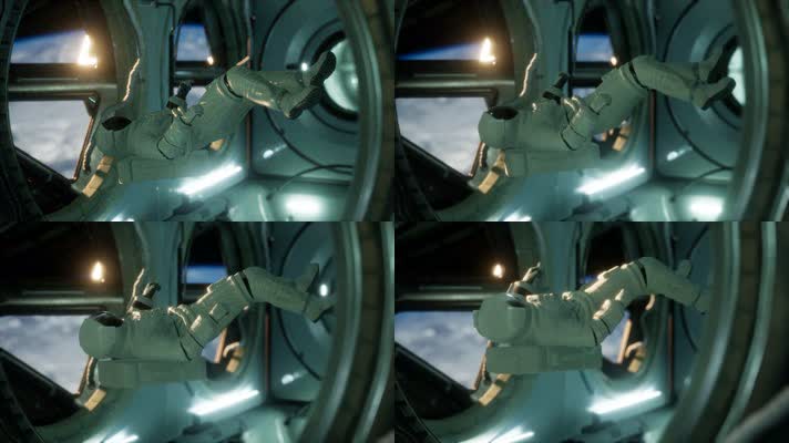 宇航员 失重 太空  