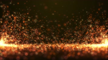 粒子空间 唯美金色粒子背景  