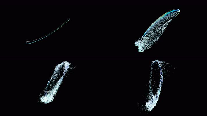 水花溅起 流体 水滴  