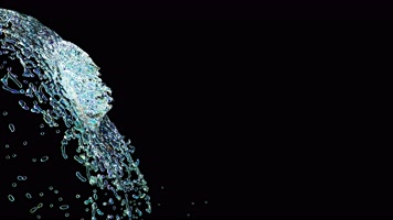 水花溅起 流体 水滴 