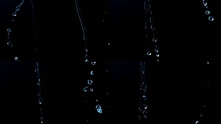 水花溅起 流体 水滴  