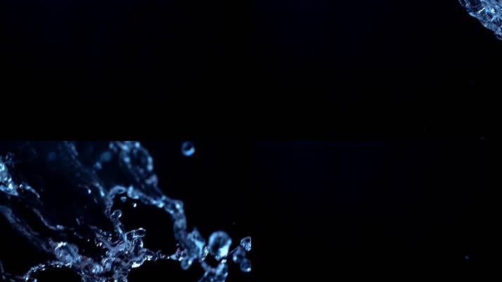 水花溅起 流体 水滴 